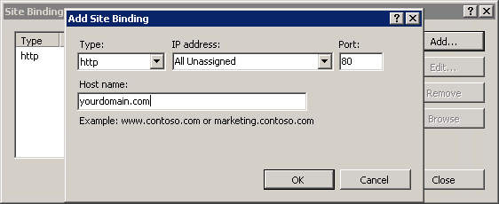 Add bindings