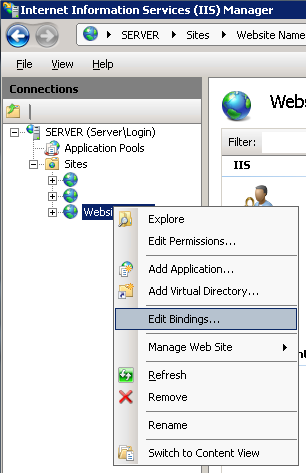 Website Menu